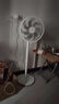 美的（Midea）電風(fēng)扇家用7葉落地扇搖頭電風(fēng)扇循臥室宿舍輕音風(fēng)扇臺(tái)式桌面小型風(fēng)扇臺(tái)地兩用升級(jí)款 白色丨7葉臺(tái)地兩用 曬單實(shí)拍圖