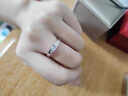 MZMZ鉑金情侶戒指pt950白金結訂婚時(shí)尚鉆戒情人節生日禮物送女友老婆 本地倉次日達-輕奢初心活口對戒 曬單實(shí)拍圖