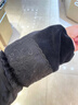 名矜新品花邊蕾絲羽絨服專(zhuān)用袖套女冬短款污套袖絨布拼接繡花袖頭 黑色+紫色（2雙裝） 曬單實(shí)拍圖