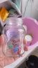 布朗博士玻璃奶瓶 0-3月新生嬰兒防脹氣防嗆 寬口徑奶瓶150ml 萌兔 曬單實(shí)拍圖