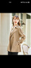 百圖（betu）betu百圖女裝春秋英倫風(fēng)卡其色春秋氣質(zhì)風(fēng)衣外套2201T36 卡其 L 曬單實(shí)拍圖