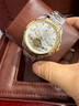 勞力士王子瑞士手表男士陀飛輪機械表多功能進口金表商務高檔十大品牌男表 R3238間金白面-官方標配 原裝進口 10mm 厚度 曬單實拍圖