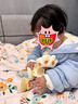 巴拉巴拉童裝嬰兒連體羽絨服輕薄羽絨服寶寶衣服2025冬裝抱衣爬服男童女童 藍色小熊-白鴨絨 90 cm-充絨量47g 曬單實(shí)拍圖