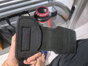 勞拉之星鬼背助力帶硬拉引體向上健身手套護掌單杠啞鈴牛皮運動(dòng)護腕防滑黑 曬單實(shí)拍圖