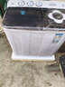 奧克斯（AUX）洗衣機半自動(dòng)家用雙缸雙桶大容量小型租房宿舍波輪雙杠強力去污省水電 【國補】13公斤【洗8+脫5+終身聯(lián)?！亢谏?曬單實(shí)拍圖