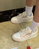 adidas ENTRAP美式校園風(fēng)運動(dòng)板鞋少年感復古籃球鞋男女阿迪達斯   白色/粉色   36 曬單實(shí)拍圖