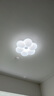 雷士照明（NVC）LED兒童房吸頂燈網(wǎng)紅奶油風臥室書房燈具RA95花朵燈36w三色包安裝 曬單實拍圖
