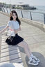 Ehangy包包女款2025年斜挎單肩女包百搭手提小方包七夕情人節(jié)禮物送女友 奶昔白 曬單實(shí)拍圖
