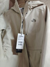 伯希和（Pelliot）沖鋒軟殼衣秋冬防風(fēng)衣防潑水收腰女士外套休閑登山服12330602白S 曬單實(shí)拍圖