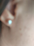 周六福紫色珍珠耳釘耳飾生日禮物女X0914042中強光近圓 7-7.5mm 一對 曬單實(shí)拍圖