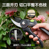 得力（deli）修枝剪刀樹(shù)枝剪 升級SK5鋼果樹(shù)剪花枝剪盆栽花卉園林園藝修枝神器 曬單實(shí)拍圖