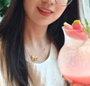 周六福黃金項鏈女蝴蝶結(jié)足金吊墜生日禮物計價A0612627約5.17g40+5cm 曬單實(shí)拍圖