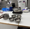 TILIVING(鈦立維)純鈦茶具套裝茶壺泡茶燒水壺家用圍爐煮茶器旅行便攜式 1L提梁壺-太潤+茶具6件 曬單實拍圖