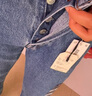 Levi's【商場(chǎng)同款】李維斯501經(jīng)典直筒女士牛仔褲復古顯瘦 藍色 27 (28) 曬單實(shí)拍圖