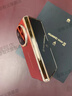 智父華為mate x6手機殼折疊屏華為x6典藏版保護殼鏡頭支架中軸全包matex6電鍍邊真皮超薄防摔高級外殼 【寰宇紅-高清】頭層牛皮丨鏡頭支架丨鎏金電鍍 曬單實(shí)拍圖