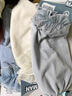 JCZS羽絨服袖套新款2025秋冬耐臟蕾絲長(cháng)款套袖女款 灰色【防臟耐磨-彈力袖口-高顏值】 曬單實(shí)拍圖