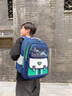 DEATKN德國8A護脊減負兒童書(shū)包小學(xué)生一二三到六年級男孩女孩通用書(shū)包 小號寶藍綠(送掛飾+手表+機器人) 曬單實(shí)拍圖
