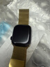 Apple/蘋(píng)果 Watch Series 10 智能手表GPS款42毫米亮黑色鋁金屬表殼黑色運動(dòng)型表帶S/M MX1M3CH/B 曬單實(shí)拍圖