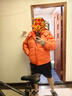 太平鳥(niǎo)男裝 【高充絨量】橙色羽絨服潮流連帽面包服B1ACD4314 橙色1(闊型) XL 曬單實(shí)拍圖