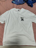 名創(chuàng  )優(yōu)品（MINISO）短袖男純棉休閑寬松夏季圓領(lǐng)百搭青少年潮流半袖t恤 白 L 曬單實(shí)拍圖