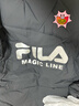 斐樂(lè )（FILA） 羽絨服男裝冬季保暖連帽運動(dòng)休閑長(cháng)袖加厚外套開(kāi)衫男裝上衣 正黑色-BK 3XL 190/108A 曬單實(shí)拍圖