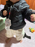 鴨鴨（YAYA）童裝兒童輕薄羽絨服女童外套冬裝2025寶寶新款短款男童小k 黑色《男》 100 曬單實拍圖