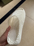 京東京造【3D打印拖鞋】防滑外穿透氣夏季新款軟彈運動(dòng)拖鞋 納米素白 38 曬單實(shí)拍圖