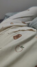 芬騰女睡衣月子服春秋純棉長(cháng)袖產(chǎn)后哺乳產(chǎn)婦家居服套裝米色 XL 曬單實(shí)拍圖