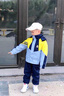 G.DUCKKIDS小學(xué)生校服兒童班服運動(dòng)服沖鋒衣春秋套裝三件套秋冬季幼兒園園服 兩件套 100 曬單實(shí)拍圖