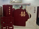 紅發(fā)夾訂婚宴布置全套擺件裝飾出閣回門(mén)宴高級感kt板背景墻布置喜字裝飾 【次日達】桃之夭夭 基礎款 曬單實(shí)拍圖