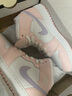 NIKENIKE耐克AirJordan1 Mid(GS)板鞋兒童運動(dòng)鞋女鞋FD8780-601 38 曬單實(shí)拍圖
