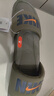 耐克男子休閑輕便拖鞋室內一字拖緩震易穿脫NIKE VICTORI HQ2124 200中橄欖綠/煤黑/亮橙色 42.5 曬單實(shí)拍圖