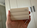 三星（SAMSUNG）T7 Shield移動(dòng)固態(tài)硬盤(pán) 讀速1050MB/s安卓手機電腦通用 重約98g  支持新能源汽車(chē)哨兵模式 月幕白 1T 曬單實(shí)拍圖