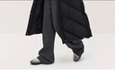 歐時(shí)力OCHIRLY 連帽羽絨服外套長(cháng)款配腰帶U型枕女高級感高級感 黑色 S 曬單實(shí)拍圖