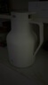 京東京造 保溫壺 家用【智能溫顯】杯大容量熱水瓶暖壺戶外 煉乳白1.5L 曬單實(shí)拍圖