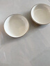 司晨吐骨碟家用陶瓷蘸料碟菜碟子餐桌垃圾盤(pán)碟創(chuàng  )意醋碟小號精致小盤(pán)子 圓形味碟2個(gè) 曬單實(shí)拍圖
