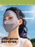 蕉下（beneunder）臉基尼女全臉防曬醫(yī)美面罩防紫外線口罩高顏值騎行面罩護臉藍煙灰 曬單實拍圖