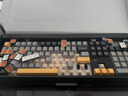 狼蛛（AULA）F108pro客制化機(jī)械鍵盤(pán) 有線Type-c/藍(lán)牙/2.4G無(wú)線三模連接 Gasket結(jié)構(gòu) RGB燈效辦公電競(jìng)游戲鍵盤(pán) 星夜黑【F108pro】聽(tīng)雨軸 曬單實(shí)拍圖