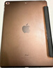 畢亞茲適用iPad Air2保護套 iPad6代蘋果平板電腦9.7英寸保護后外殼 輕薄防摔智能休眠三折皮套PB13-黑色 曬單實拍圖
