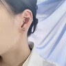 芯奢簡(jiǎn)約幾何小鉆四芒星耳骨夾無(wú)耳洞耳夾女輕奢小眾酷復古個(gè)性耳飾品 小鉆四芒星 耳夾 一對 曬單實(shí)拍圖