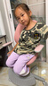 愛(ài)果樂(lè )（IGROW）兒童學(xué)習椅學(xué)生椅兒童座椅兒童椅寫(xiě)字椅【固定氣桿 升級雙控輪】 曬單實(shí)拍圖
