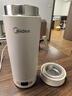 美的（Midea）電熱水杯加熱水壺保溫燒水杯 350ml迷你便攜式旅行出差 智能恒溫 316L不銹鋼無(wú)異味MK-DB35X22 曬單實(shí)拍圖