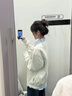 甜美可愛(ài)毛絨小狗假兩件衛衣女春秋冬加絨韓系慵懶拼接POLO衫外套 灰色【春秋薄款】 M (1) 【80-100斤】 曬單實(shí)拍圖