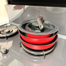 特福（Tefal）鍋具套裝百變鍋可拆卸煎炒鍋有鈦不粘鍋六件套千葉玫瑰紅 曬單實(shí)拍圖