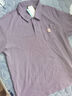 卡特（CAT）25新品男士經(jīng)典美式POLO衫貼布短袖翻領(lǐng)T恤 紫色(建議拍小1碼） 2XL 曬單實(shí)拍圖
