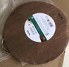 雙槍黑金檀木整木切菜板加厚加大圓形砧板實(shí)木家用案板面板菜墩35*3 曬單實(shí)拍圖