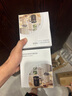 彩致（CAIZHI）304不銹鋼水杯馬克杯咖啡杯帶蓋家用雙層防燙喝水杯子 咖白CZ6228 曬單實(shí)拍圖