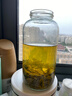 【送杯套】大容量加厚玻璃杯子便攜噸噸杯茶水分離帶杯套泡茶水杯 透明 1000ml噸噸桶 1只裝 曬單實(shí)拍圖