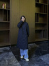 波司登25年羽絨服女士秋冬鵝絨輕薄翻領(lǐng)修身超長(cháng)款商務(wù)通勤外套 曬單實(shí)拍圖