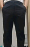 京東京造【易打理 輕松出門】休閑褲子男西褲男直筒西裝秋季男褲 黑色2XL 曬單實拍圖